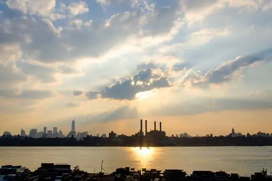9/11 Sunset from Brooklyn by Tasayu Tasnaphun on Flickr